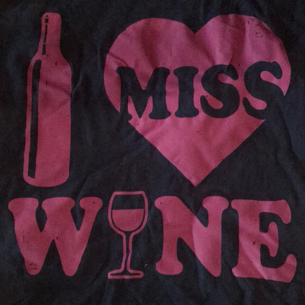 Maternity Shirt “I Miss Wine”
